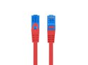 PATCHCORD KAT.6A S/FTP LSZH CCA 3M CZERWONY FLUKE PASSED LANBERG