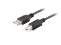 KABEL USB-A(M)->USB-B(M) 2.0 1.8M CZARNY FERRYT BOX LANBERG