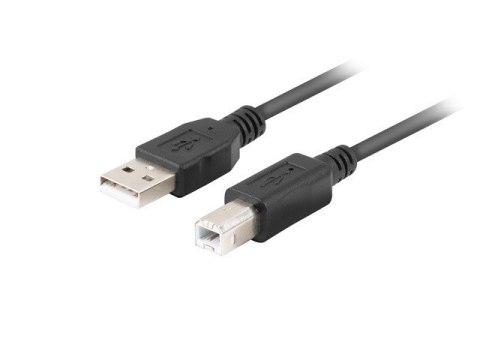 KABEL USB-A(M)->USB-B(M) 2.0 1.8M CZARNY FERRYT BOX LANBERG