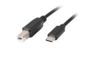 KABEL USB-C(M)->USB-B(M) 2.0 1.8M CZARNY FERRYT LANBERG