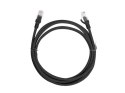 PATCHCORD KAT.5E UTP 2M CZARNY BOX FLUKE PASSED LANBERG