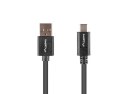 KABEL USB-C(M)->USB-A(M) 2.0 1.8M CZARNY BOX QC 3.0 LANBERG