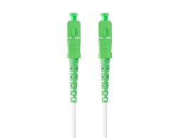 PATCHCORD ŚWIATŁOWODOWY SM SC/APC-SC/APC SIMPLEX 3.0MM LSZH G657A2 10M BIAŁY LANBERG