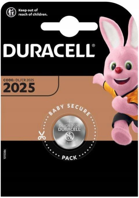 Bateria Duracell CR2025 3V 5BP Lithum