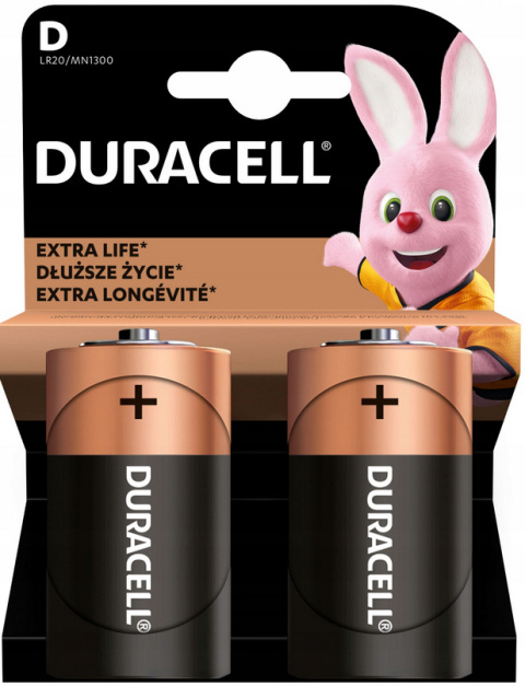 Bateria Duracell LR20 D 2BP