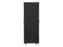 SZAFA INSTALACYJNA RACK STOJĄCA 19" 42U 600X1000 CZARNA DRZWI PERFOROWANE LCD LANBERG (FLAT PACK) V2