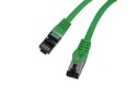 PATCHCORD KAT.8.1 S/FTP LSZH CU 0.25M ZIELONY FLUKE PASSED LANBERG