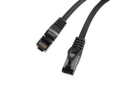 PATCHCORD KAT.8.1 S/FTP LSZH CU 1.5M CZARNY FLUKE PASSED LANBERG