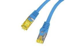 PATCHCORD KAT.6A S/FTP LSZH CU 3M NIEBIESKI FLUKE PASSED LANBERG