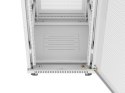 SZAFA INSTALACYJNA RACK STOJĄCA 19" 27U 600X800 SZARA DRZWI PERFOROWANE LCD LANBERG (FLAT PACK)