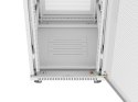 SZAFA INSTALACYJNA RACK STOJĄCA 19" 42U 600X800 SZARA DRZWI PERFOROWANE LCD LANBERG (FLAT PACK)