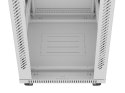 SZAFA INSTALACYJNA RACK STOJĄCA 19" 42U 600X800 SZARA DRZWI SZKLANE LCD LANBERG (FLAT PACK) V2