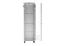 SZAFA INSTALACYJNA RACK STOJĄCA 19" 42U 600X800 SZARA DRZWI SZKLANE LCD LANBERG (FLAT PACK) V2