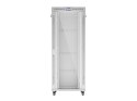 SZAFA INSTALACYJNA RACK STOJĄCA 19" 42U 800X1000 SZARA DRZWI SZKLANE LCD LANBERG (FLAT PACK) V2