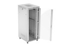 SZAFA INSTALACYJNA RACK STOJĄCA 19" 42U 800X1000 SZARA DRZWI SZKLANE LCD LANBERG (FLAT PACK) V2