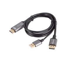 KABEL HDMI(M)->DISPLAYPORT(M) 1M 4K CZARNY LANBERG