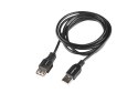 PRZEDŁUŻACZ USB-A M/F 2.0 1.8M CZARNY BOX LANBERG (USZKODZONE OPAKOWANIE)