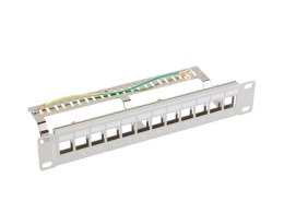 PATCH PANEL PUSTY 12 PORT 1U 10