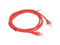 PATCHCORD KAT.6 UTP 1.5M CZERWONY FLUKE PASSED LANBERG